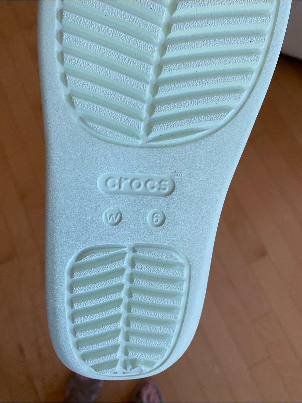 CROCS Getaway Toe Loop Waterproof Platform Sandal Jade Tint - Picture 6 of 7